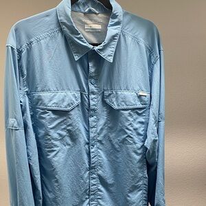 Men's Light Blue Sun Shirt XL